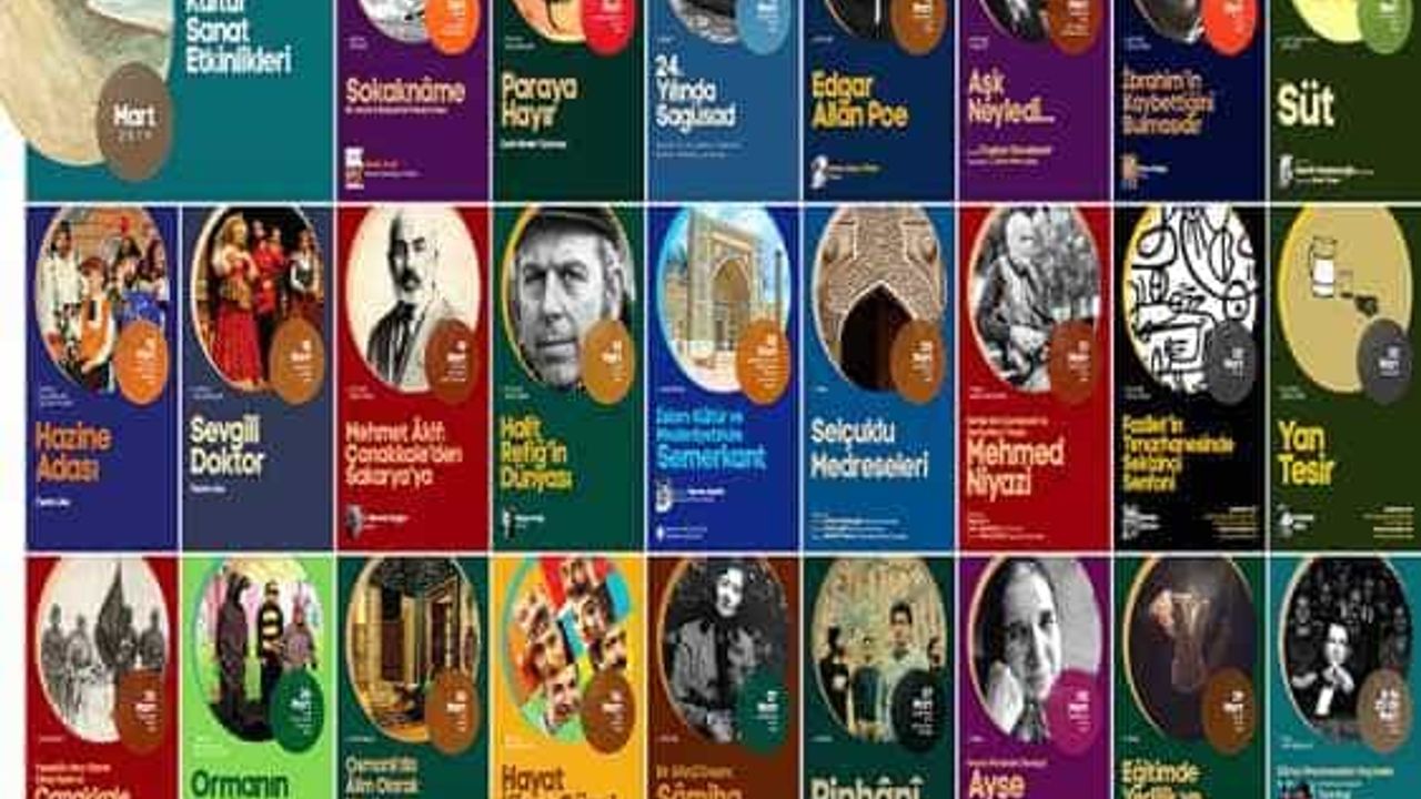 Mart Kültür Sanat Etkinliklerinde takvim açıklandı