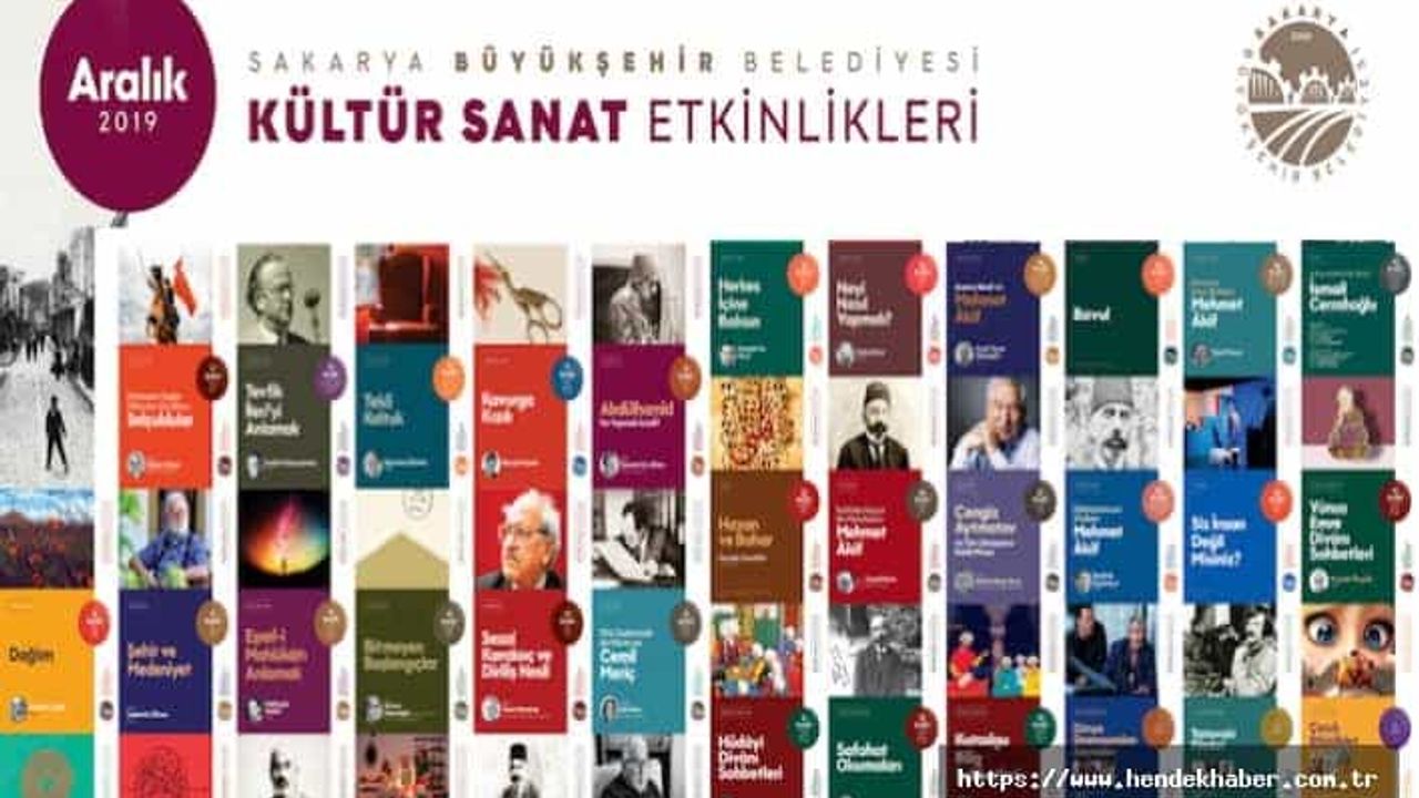 Sakarya'da Aralık Ayı Kültür sanat etkinlikleri
