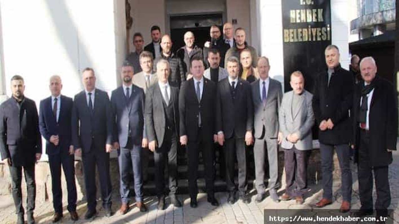 MHP Grup Başkanvekili Hendek Belediyesini ziyaret etti