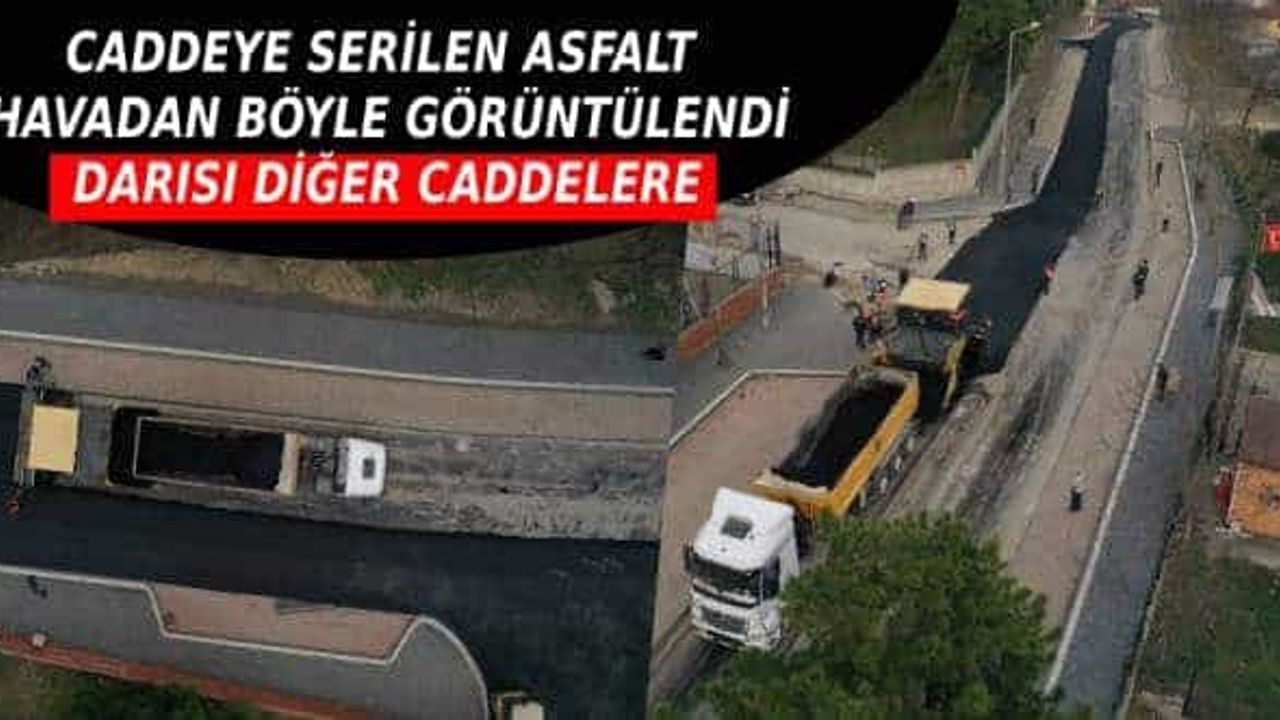 Hendek Şehit Gökhan Yaşartürk Caddesine asfalt serildi…