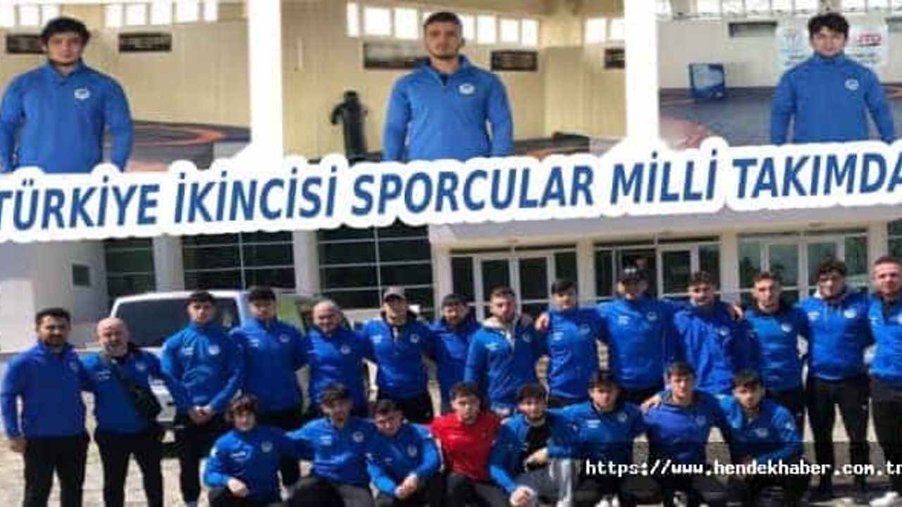 Türkiye İkincisi Sporcular Milli Takımda