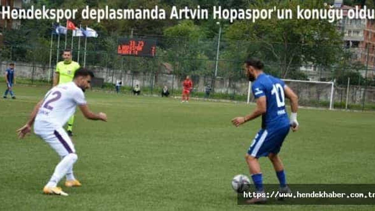 Hendekspor deplasmanda Artvin Hopaspor'un konuğu oldu.