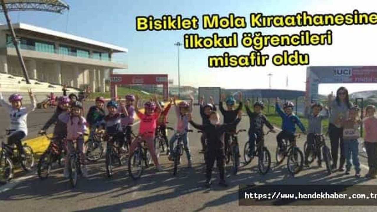 Bisiklet Mola Kıraathanesine ilkokul öğrencileri misafir oldu