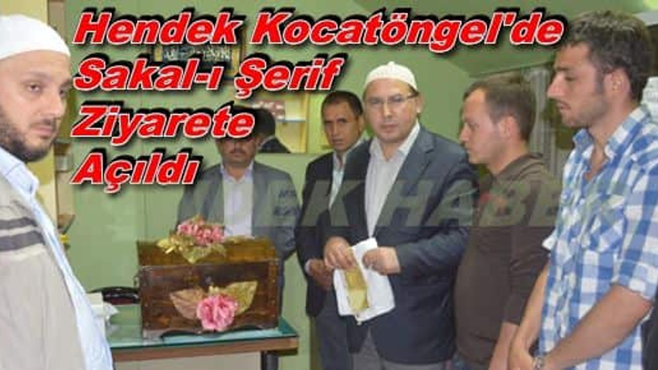  Sakal-ı Şerif ‘e Hendek Kocatöngel merkez camiinde Yoğun İlgi