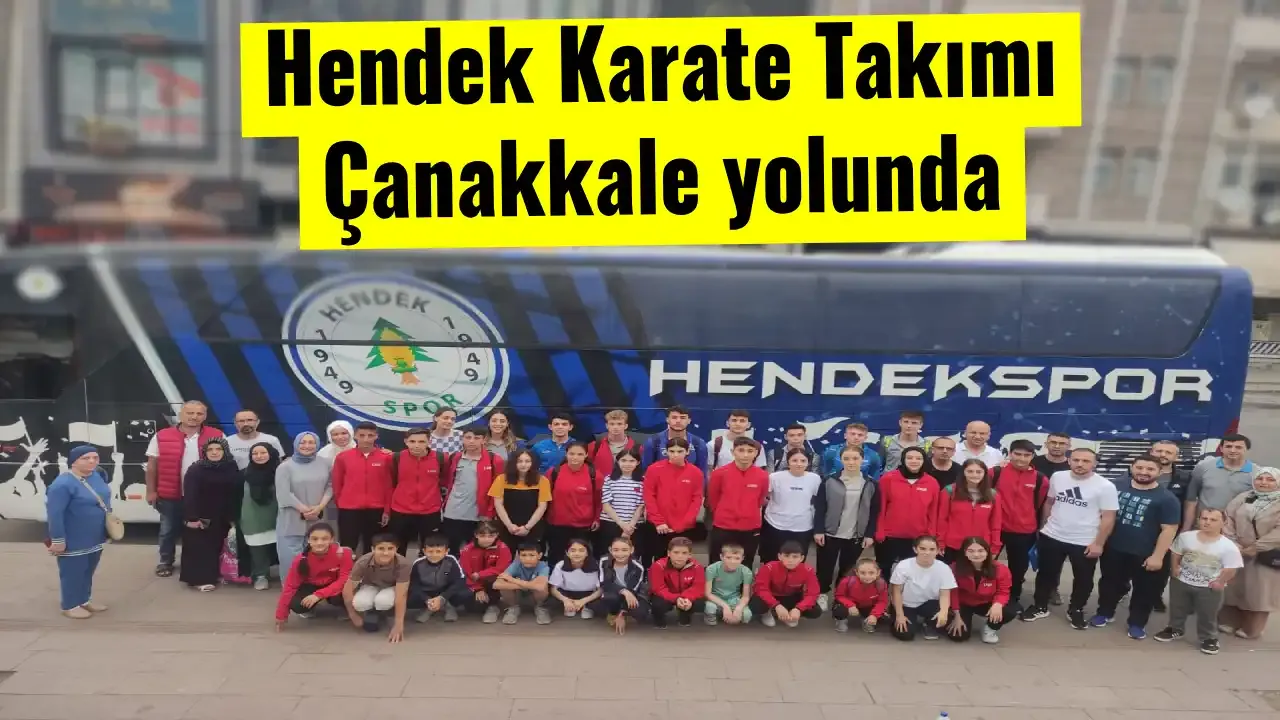 Hendek Karate Takımı Çanakkale yolunda