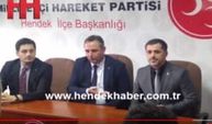 Ak Parti Heyeti Hendek Mhp İlçe Teşkilatını Ziyaret Etti