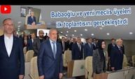 Hendek Belediyesinde Babaoğlu nun ilk meclis toplantısı