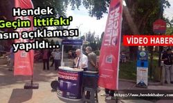 Hendek 'Geçim İttifakı' basın açıklaması yapıldı...