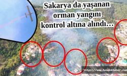 Sakarya da yaşanan orman yangını kontrol altına alındı…