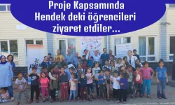 Proje Kapsamında Hendek deki öğrencileri ziyaret ettiler…