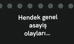 Hendek genel asayiş olayları…