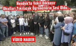Hendek'te Vekil Dikbayır Okulları Yıkılacak Öğrencilerin Sesi Oldu...