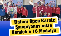 Batum Open Karate Şampiyonasından Hendek'e 16 Madalya