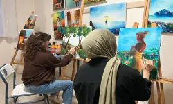 Hendek Yurt Müdürlüğü'nde Sanat Kurslarına Büyük İlgi