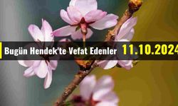 Hendek'te Vefat Edenler 11 - 10 - 2024