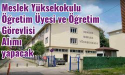 Meslek Yüksekokulu Öğretim Üyesi ve Öğretim Görevlisi Alımı yapacak