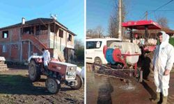 Hendek’te Kahverengi Kokarca ilaçlama yapılıyor