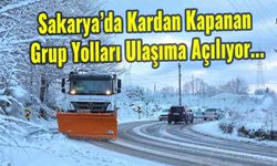 Sakarya’da Kardan Kapanan Grup Yolları Ulaşıma Açılıyor...