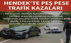 Hendek'te Peş Peşe Trafik Kazaları yaşanıyor