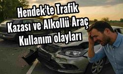Hendek'te Trafik Kazası ve Alkollü Araç Kullanım olayları
