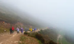 Dikmen Tepesi’nde 16 Kilometrelik Sonbahar Yürüyüşü yaptılar