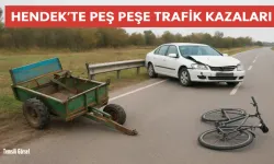 Hendek’te Peş Peşe Trafik Kazaları: 3 Yaralı