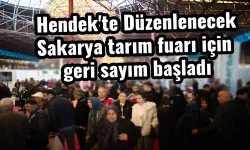 Hendek'te Düzenlenecek Sakarya tarım fuarı için geri sayım başladı