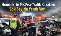 Hendek’te Peş Peşe Trafik Kazaları yaşandı