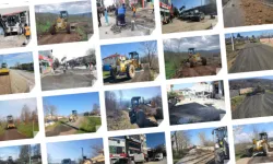 Hendek’te Yol ve Kaldırım Çalışmaları Sürüyor