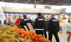 Hendek’te pazar yerinde denetimler sürüyor