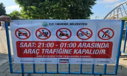 Hendek Mahmutbey Mahallesi'nde Yaz Trafiği Düzenlemesi