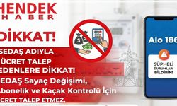 SEDAŞ'tan Uyarı Dolandırıcılara Karşı Dikkat