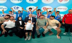 Hendekli Minik Güreşçi Hamza Şahin Türkiye Şampiyonu Oldu