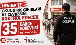 Hendek’te Okullarda Görevlendirilmek Üzere 35 Bahçe Görevlisi Alınacak