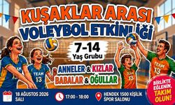 Hendek’te Çocuklar ve Aileler Voleybolda Buluşacak