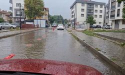 Kemaliye Mahallesi’nde Yağış Sonrası Yollar Su Altında Kaldı