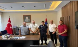 Hendekli Basın Mensuplarından Jandarma Komutanı Dede’ye Hayırlı Olsun Ziyareti