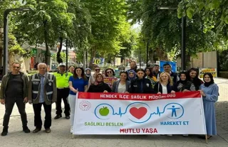 Hendek‘te “Sağlık için Hareket Et Günü” etkinliği düzenlendi