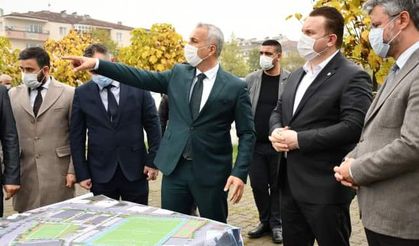 Hendek’te tamamlana ve başlaması düşünülen projeleri inceledi...