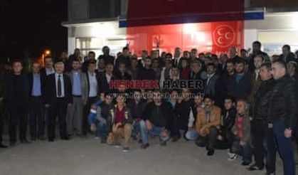 Hendek Mhp ilk Seçim Bürosunu Bayraktepe'de Açtı