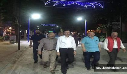 Bakan Yardımcısı Çelik Hendek'i Gezdi