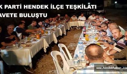 İlçe Teşkilatı Davette Buluştu