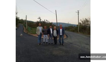 Hendek'te Asfalt Dökülen Yollarda İncelemelerde Bulundular