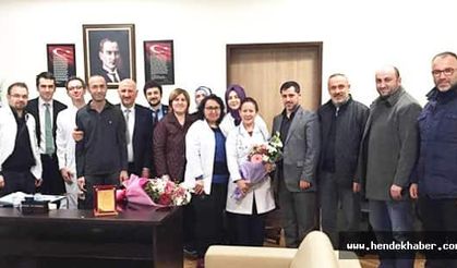 Hendek İlçe Teşkilatından Hastane Ziyareti 