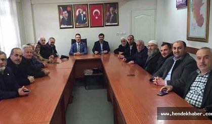 Yeni Hendek Kaymakamı iade-i ziyaretlerde
