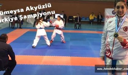 Hendekli Rümeysa Akyüzlü, Türkiye Şampiyonu