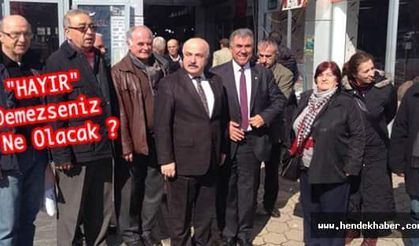 Referandum çalışmaları konusunda basın açıklaması yaptı
