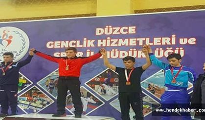 Hendekli Güreşçiler Düzce’den başarıyla döndü