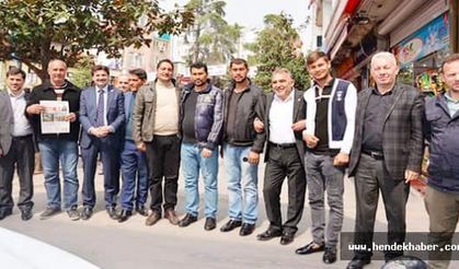 Üstün,  Hendek’te esnaflardan destek istedi