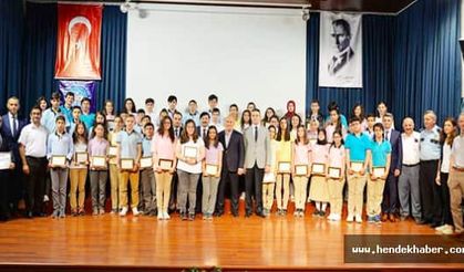 Hendek’in gururları ödüllerini aldı